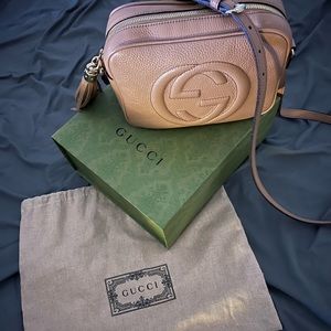 GUCCI Soho Rose Beige Disco Bag